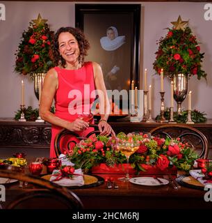 Alex Polizzi im Star Hotel, Alfriston, East Sussex, Großbritannien. Nur Für Redaktionelle Zwecke. Stockfoto