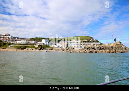 New Quay Harbour, Ceredigion, Wales Stockfoto