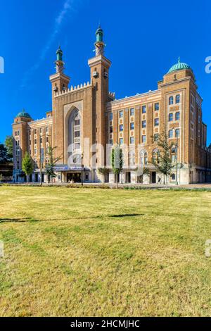 Altria Theatre, ursprünglich von Shriners als AccaTemple Shrine im Jahr 1927 im maurischen Stil erbaut. Stockfoto