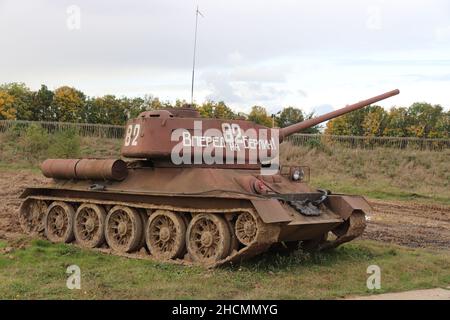 Russischen T34 Tank Stockfoto