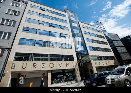 ***DATEI FOTO*** Börsenpalast in Prag, Tschechische Republik, abgebildet am 7. April 2016. (CTK Photo/Vit Simanek) Stockfoto