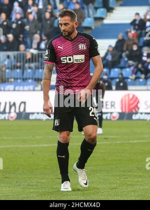 Marc Heider VfL Osnabrück Fußball 3rd Division 19th Spieltag Saison 2021-2022 1. FC Magdeburg vs. VfL Osnabrück Stockfoto