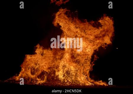 Rye Bonfire Night Parade 2021. November Stockfoto