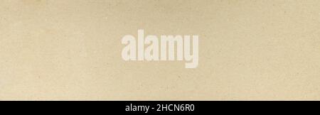 Braune Papierhintergrundstruktur oder Hintergrund, Bannergröße Stockfoto