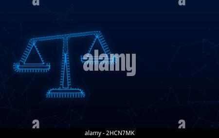 Symbol „Skalierung“. Waage isoliert auf weißem Hintergrund. Vektorgrafik Stock Vektor