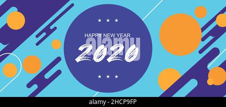 Frohes neues Jahr 2022, Happy Christmas Vektor-Illustration Stock Vektor