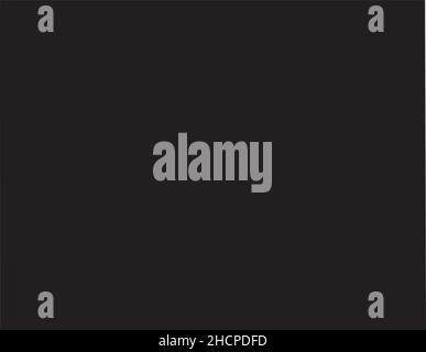 Einfache schwarze Vektor-Verwaltungskarte des Bundesstaates Wyoming, USA Stock Vektor