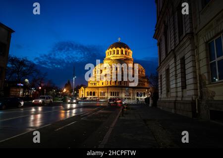 Aleksander-Nevski-Kathedrale in Sophia, Bulgarien Stockfoto