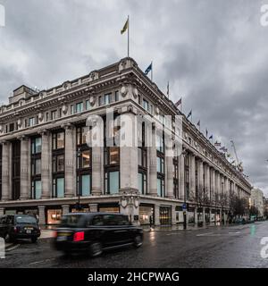 Der High-End-Flagship-Store Selfridges in der Oxford Street in London. Stockfoto