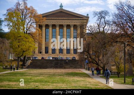 Szenische Ansicht des Philadelphia Museum of Art in Philadelphia, Pennsylvania Stockfoto