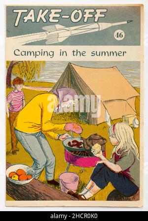 1970s Ausgabe von Take Off eine religiöse Broschüre, die vom Nationalen Christlichen Bildungsrat veröffentlicht wurde Stockfoto