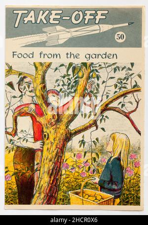 1970s Ausgabe von Take Off eine religiöse Broschüre, die vom Nationalen Christlichen Bildungsrat veröffentlicht wurde Stockfoto