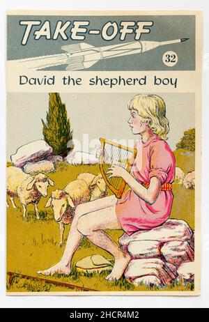 1970s Ausgabe von Take Off eine religiöse Broschüre, die vom Nationalen Christlichen Bildungsrat veröffentlicht wurde Stockfoto