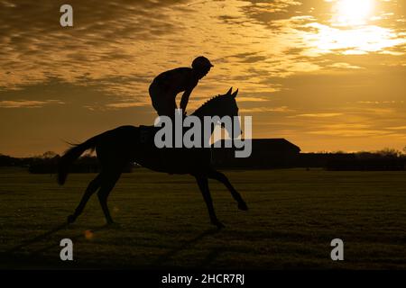 Fünftes Rennen in Wincanton Dezember 2nd 2021 Stockfoto