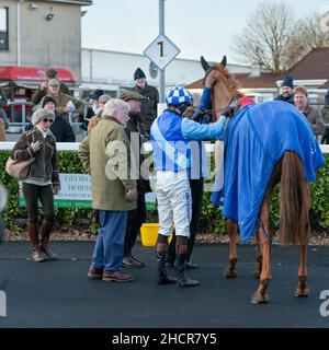 Fünftes Rennen in Wincanton Dezember 2nd 2021 Stockfoto