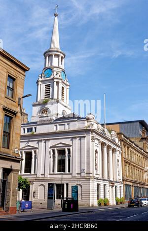 Beeindruckende Gebäude im Stadtzentrum, Glasgow, Schottland, Vereinigtes Königreich - 23rd. Juli 2021 Stockfoto