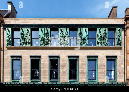 Beeindruckende Gebäude im Stadtzentrum, Glasgow, Schottland, Vereinigtes Königreich - 23rd. Juli 2021 Stockfoto