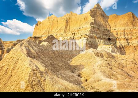 Badlands National Park in South Dakota Stockfoto
