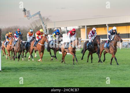 7th Rennstoßstange bei Wincanton Dezember 2nd 2021 Stockfoto