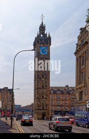 Mauersturm in Merchant City Glasgow, Schottland, Vereinigtes Königreich - 23rd. Juli 2021 Stockfoto