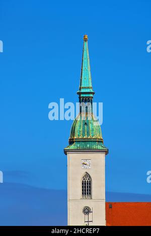 Sankt-Martins Dom in Bratislava, Slowakei Stockfoto