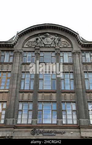 22 Kalku iela datiert 1914 in Riga Stockfoto