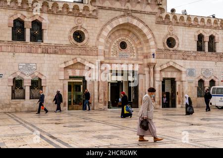 Die Große Husseini-Moschee, Amman, Jordanien. Stockfoto