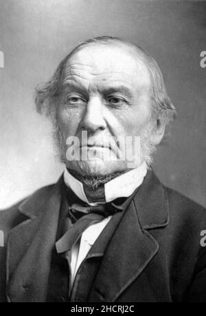 Porträt von William Ewart Gladstone, ehemaliger Premierminister von Großbritannien Stockfoto