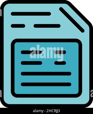 Symbol „Projektplan“. Kontur des Vektorsymbols für den Projektplan flach isoliert Stock Vektor