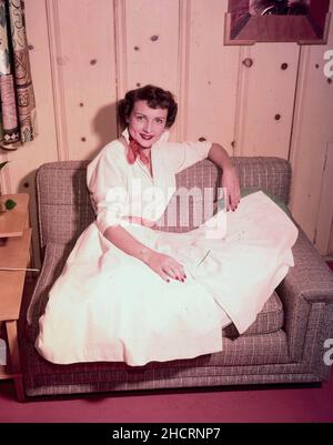 Um 1957, Hollywood, Kalifornien, USA: Amerikanische Schauspielerin und Komikerin BETTY WHITE. (Bild: © Globe Photos/ZUMA Press Wire) Stockfoto