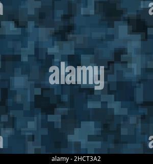 Digitale Tarnung nahtlose Muster Militär geometrische Camo Hintergrund Stock Vektor