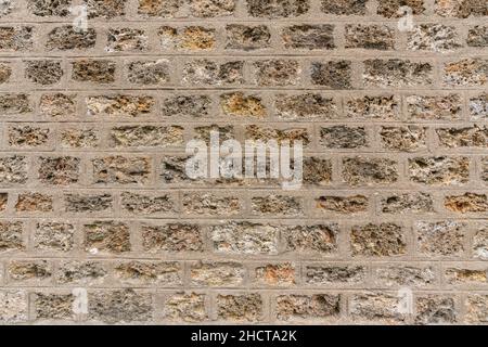 Steinmauer, Ziegelsteinstruktur, Steinstruktur Stockfoto