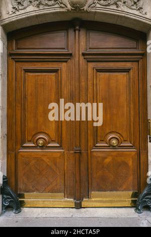 alte Holztür Stockfoto