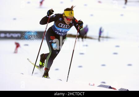 Oberstdorf, Deutschland. 01st Januar 2022. Langlaufen/Langlaufen: Weltcup, Tour de Ski, Qualifikation, Sprint-Klassiker, Damen. Coletta Rydzek aus Deutschland auf der Strecke. Quelle: Karl-Josef Hildenbrand/dpa/Alamy Live News Stockfoto