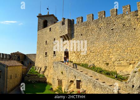 Blick auf San Marino Stockfoto