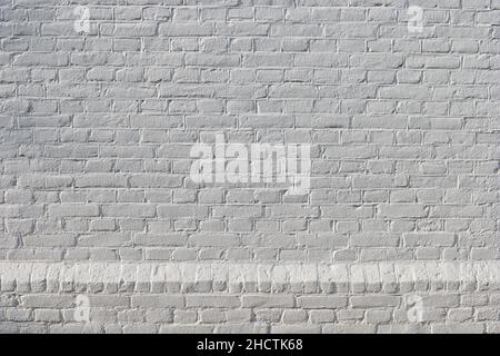 weiße Ziegel Wand Hintergrundtextur Stockfoto