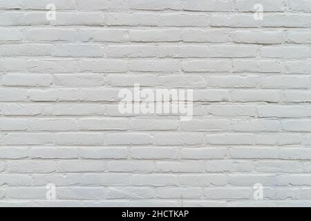 weiße Ziegel Wand Hintergrund Stockfoto