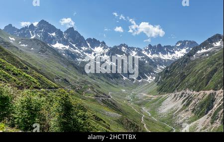 Steinhäuser in Altiparmak Mountains, Türkei Stockfoto