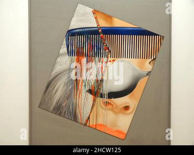 Kunstsammlung des Kunstmuseums Museu Colecao Berardo in Lissabon mit berühmten Gemälden Stockfoto