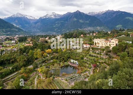 Botanischer Garten Trauttmansdorff in Meran (Italien) Stockfoto