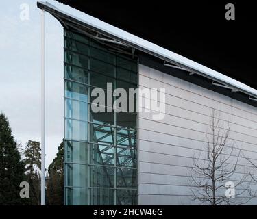 Das David Williams Building, Juristische Fakultät, University of Cambridge, Cambridge, Großbritannien. Entworfen von Lord Foster und Partners. Stockfoto