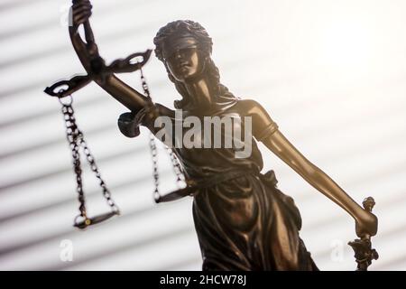 Lady Justice Gesetz Konzept Bild Stockfoto