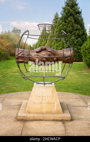 Gedenkstätte für den Frieden am Weihnachtstag, im National Memorial Arboretum, Alrewas, UK 2021 Stockfoto