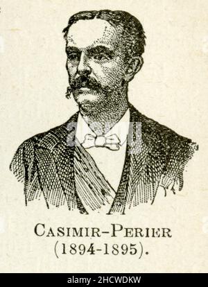 Casimir-Pierre Perier, né le 11 octobre 1777 à Grenoble et mort le 16 Mai 1832 à Paris, est un banquier et homme d'État français, régent de la Banque Stockfoto