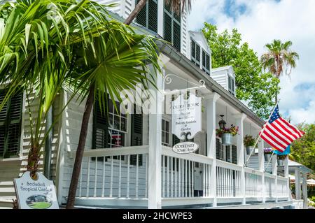 Key West, ältestes Zuhause in Key West Stockfoto