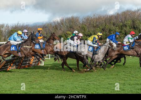 Prinzessin T läuft am zweiten Weihnachtsfeiertag 2021 in Wincanton Stockfoto