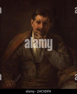 Rembrandt Harmensz. Van Rijn (Niederländisch - St. Bartholomäus) Stockfoto