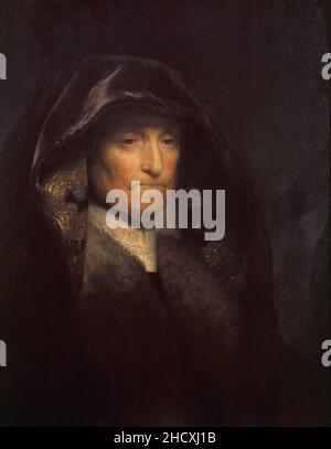 Rembrandt van Rijn (Leiden 1606-Amsterdam 1669) - eine alte Frau namens „die Mutter des Künstlers“ Stockfoto