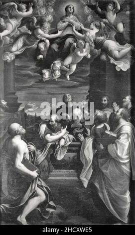 Reni - Assunzione della Madonna, Chiesa di S. Maria Maggiore, Pieve di Cento. Stockfoto