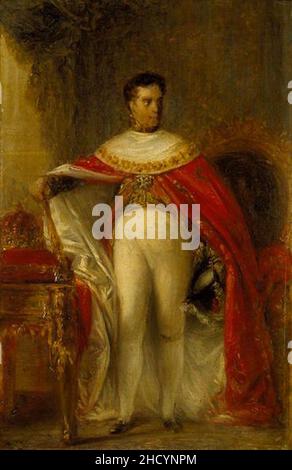 Retrato de D. João VI - Domingos Sequeira - 1821. Stockfoto